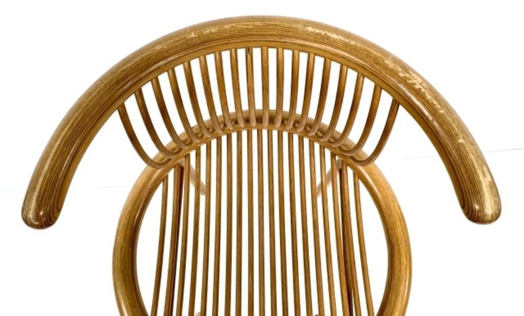 Artwork by Helmut Lubke, 4 Helmut Lubke Mid Century Dinning Chairs, Made of photo