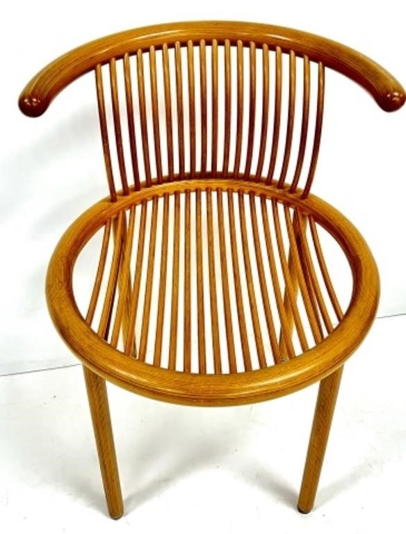 Artwork by Helmut Lubke, 4 Helmut Lubke Mid Century Dinning Chairs, Made of photo