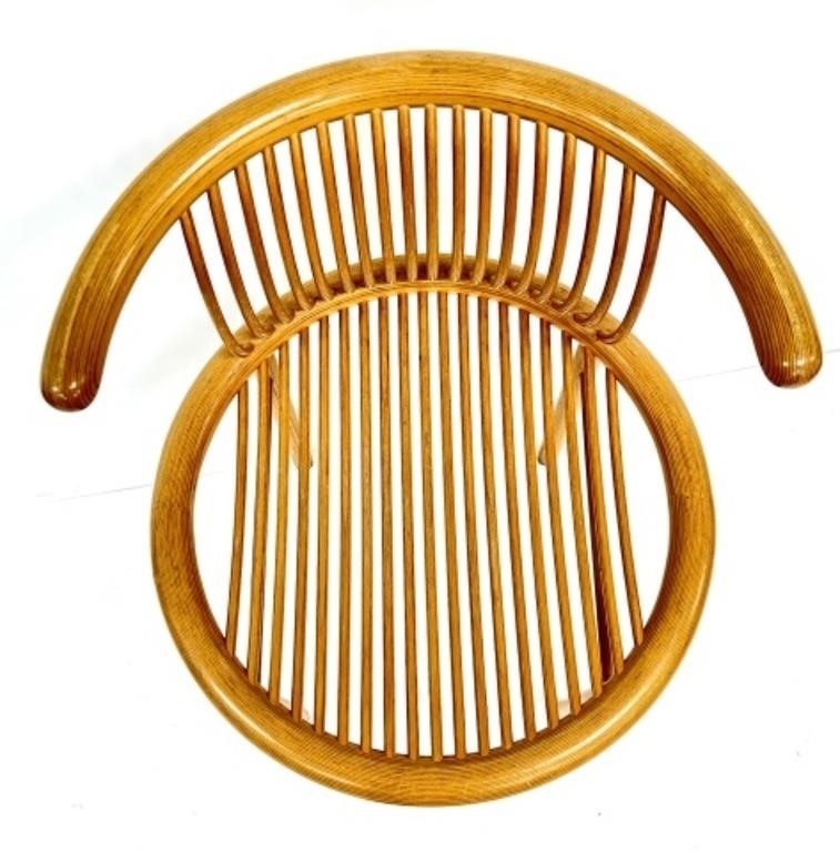 Artwork by Helmut Lubke, 4 Helmut Lubke Mid Century Dinning Chairs, Made of photo