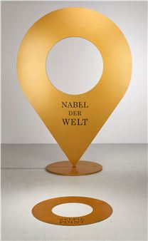 A unique piece / installation ‘Nabel der Welt’, designed by Udo Breitenbach (designer), Frauke Pfeuffer (product designer - Udo Breitenbach
