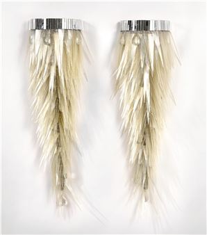 A pair of appliques, designed by Valentina Giovando - Valentina Giovando