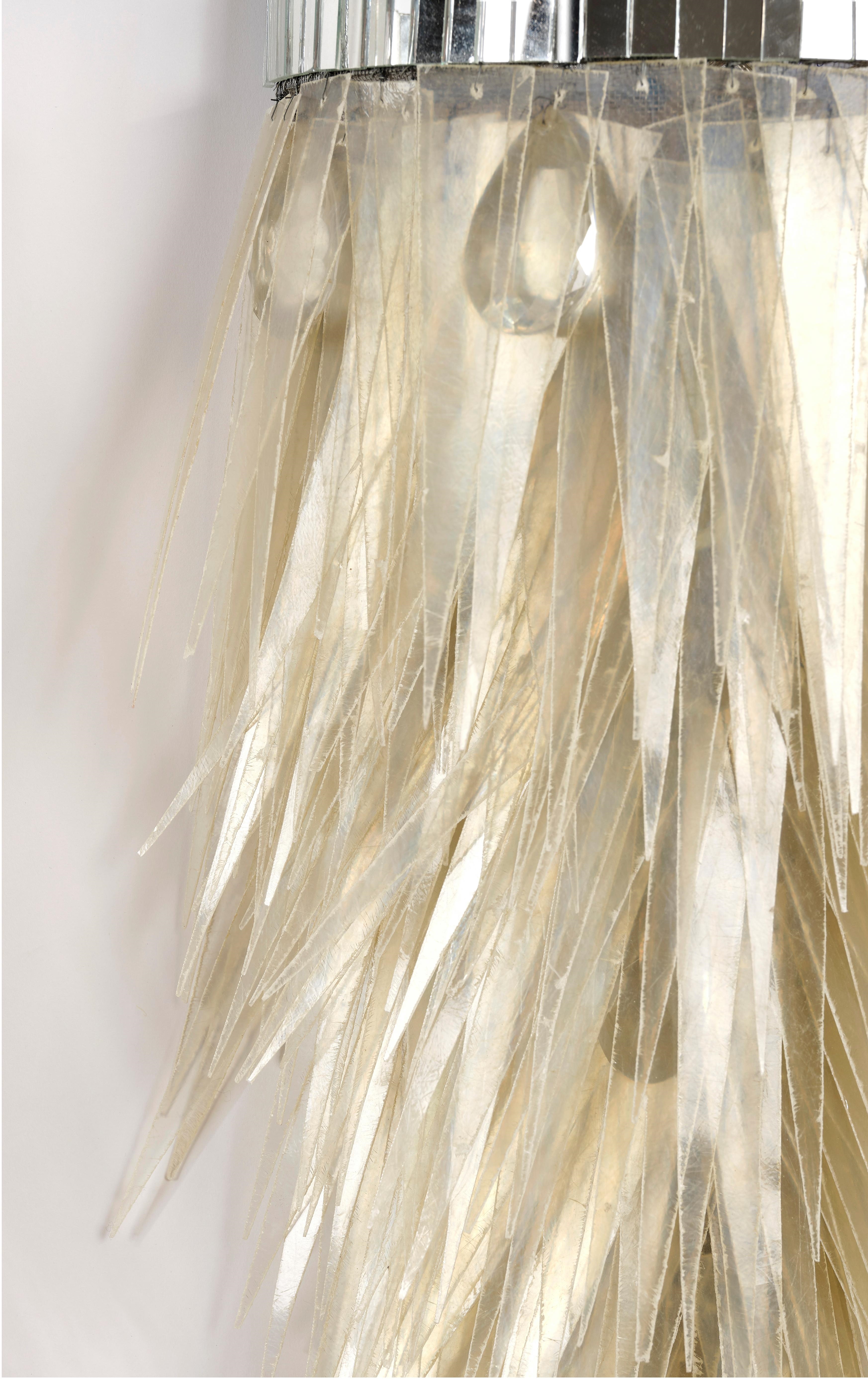 Artwork by Valentina Giovando, A pair of appliques, designed by Valentina Giovando, Made of crystal glass