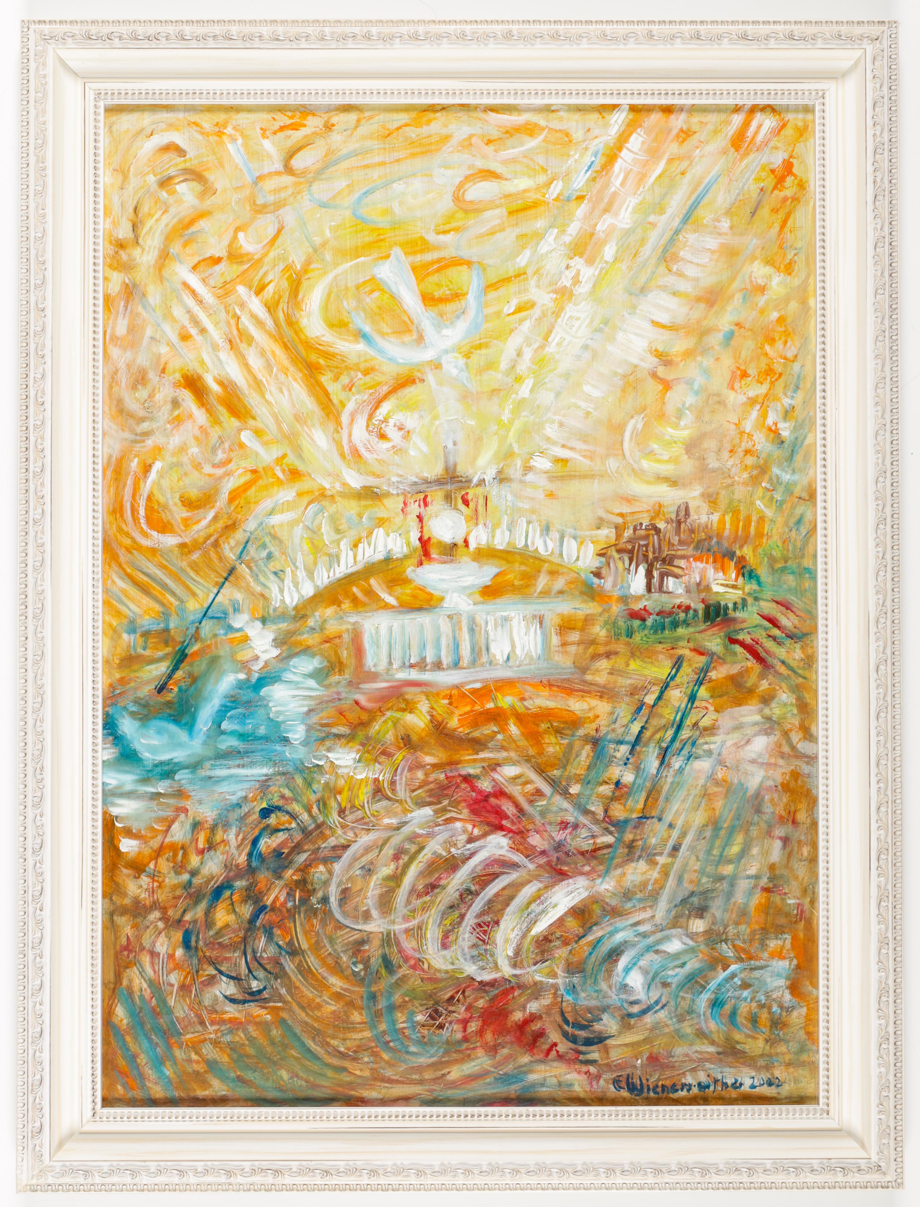 Artwork by Elisabeth Wienerroither, (Linz 1930-2017) Richard Wagner - Parsifal, Made of Öl auf Platte