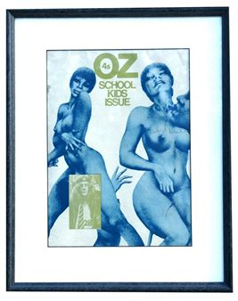 Oz Magazine Iconic School Kid's Issue, 1970's copy, controversial Oz School Kid's Issue which became - Richard Neville