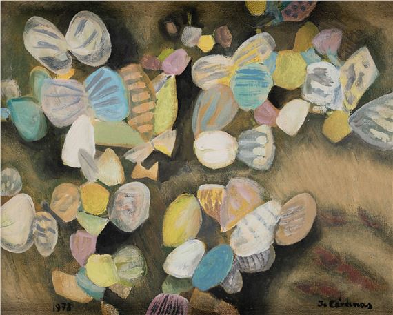 "Composición con mariposas", 1978 by Juan Ignacio Cardenas, 1928