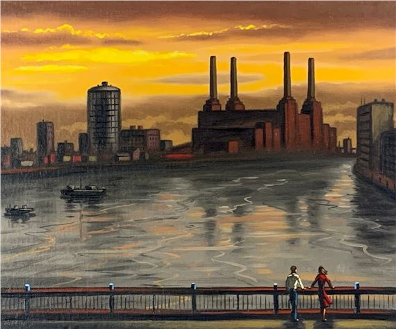 Battersea Power Station from Chelsea Bridge by John Duffin