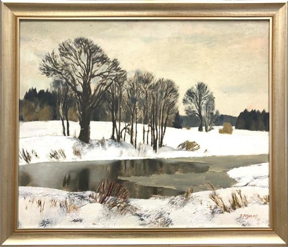 Landscape by Jazeps Pigoznis, 1987