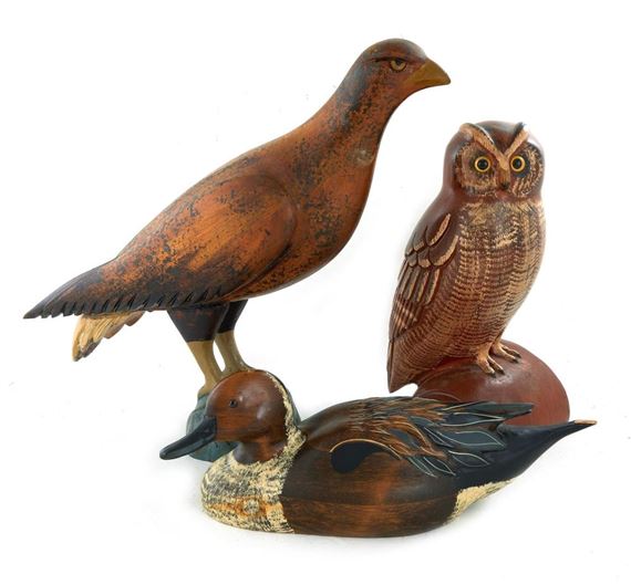 OWL, signed H14 1/2" - Leo Koppy