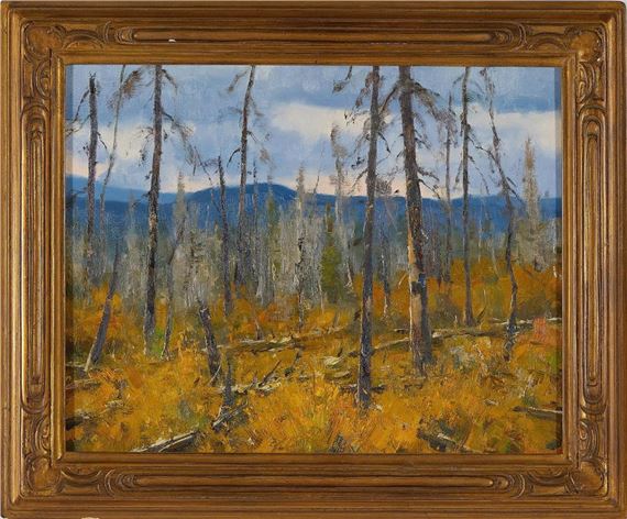 AUTUMN NEAR GRASSY LAKE by Matt Read Smith, 1999