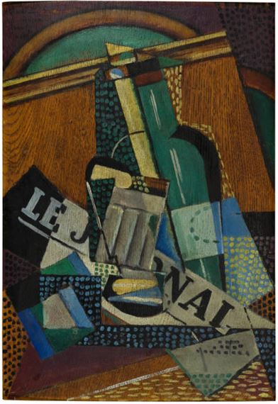 juan-gris-le-journal-journal-et-bouteille-de-vin-1915-mutualart