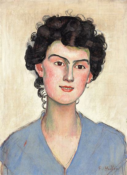 Bildnis Clara Battié by Ferdinand Hodler, 1898