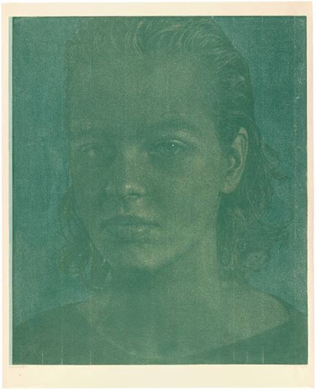 Natascha III Test print by Franz Gertsch, 1987