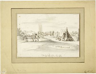 Feldlager bei Löwen - Josua de Grave