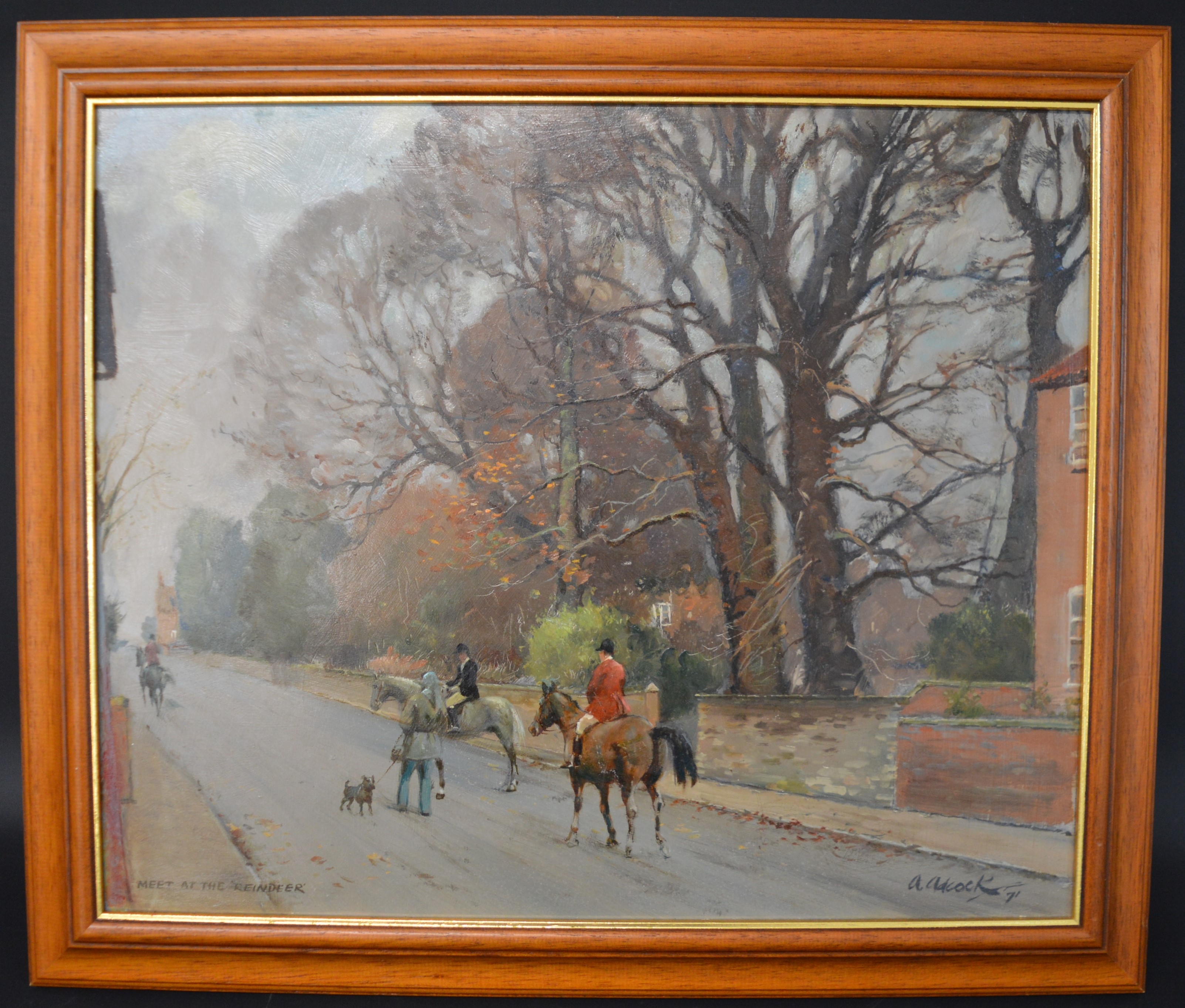 Alwin Adcock | Meet at the Reindeer | MutualArt