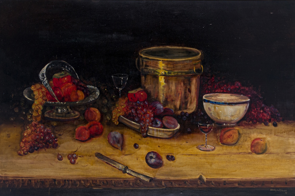 Artwork by Mauricio Fonseca, Natureza morta, Made of óleo sobre tela