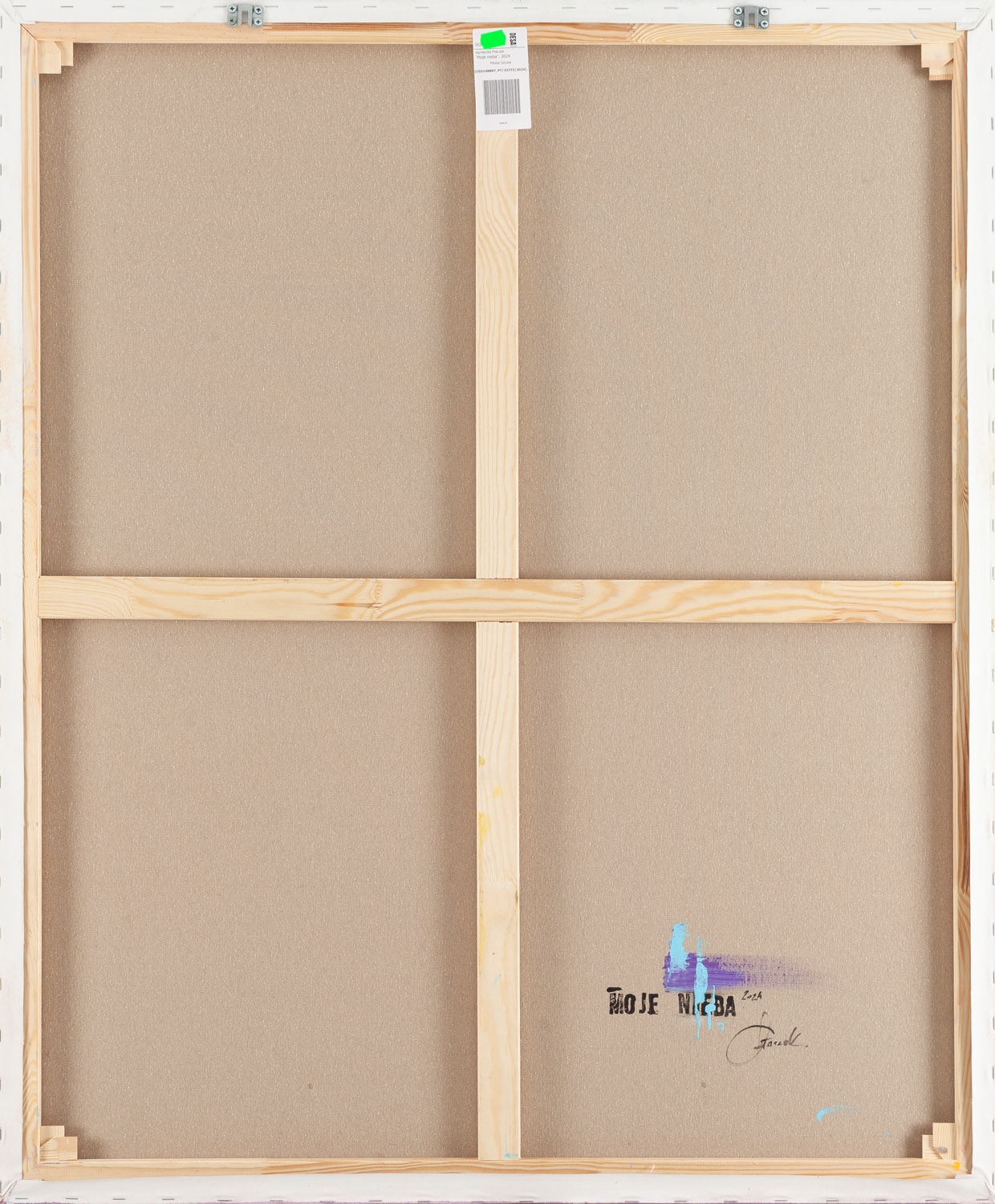 Artwork by Agnieszka Placzek, My Heavens, Made of acrylic/canvas