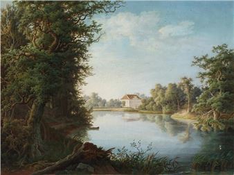 A view of Frederikslund near Slagelse - Hans Harder