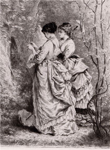 Spring by Pierre Edmond Hedouin, 1874