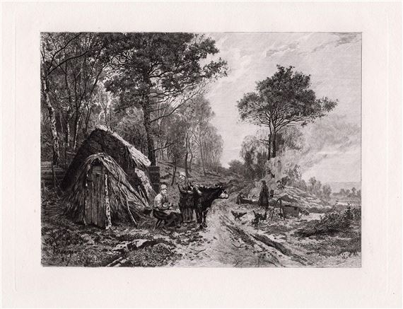 The Woodcutters by Charles-Emile Dameron, 1885
