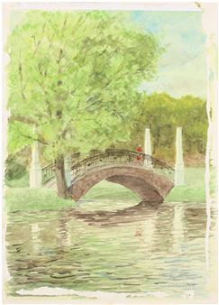 Bridge in Gorky Central Park of Culture and Leisure - Georgiy Georgievich Lebedev