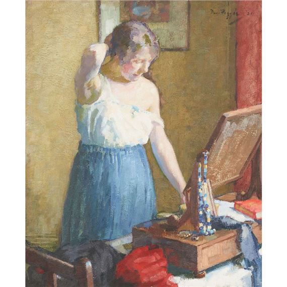 THE DRESSING TABLE by David Foggie, dated '21