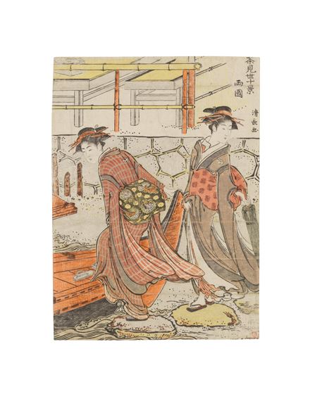 Ryōgoku by Torii Kiyonaga, circa 1783