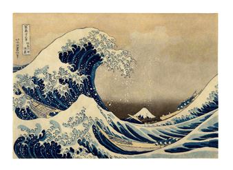 Kanagawa-oki nami-ura (Under the Wave off Kanagawa) - Katsushika Hokusai