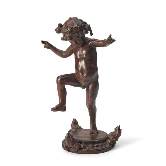 Frog Baby Fountain by Janet Scudder