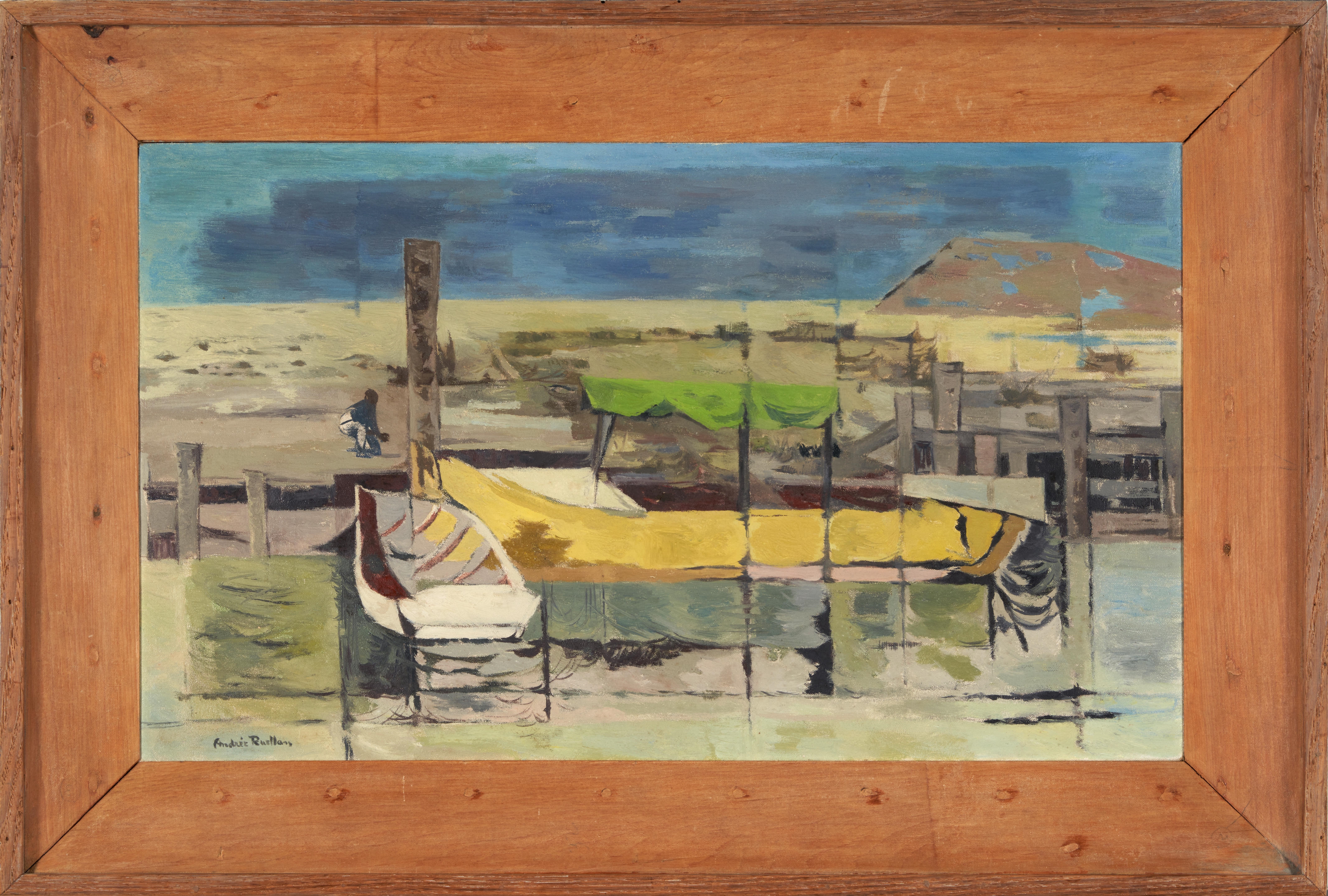 Artwork by Andrée Ruellan, Near Dalcour, Made of oil on canvas