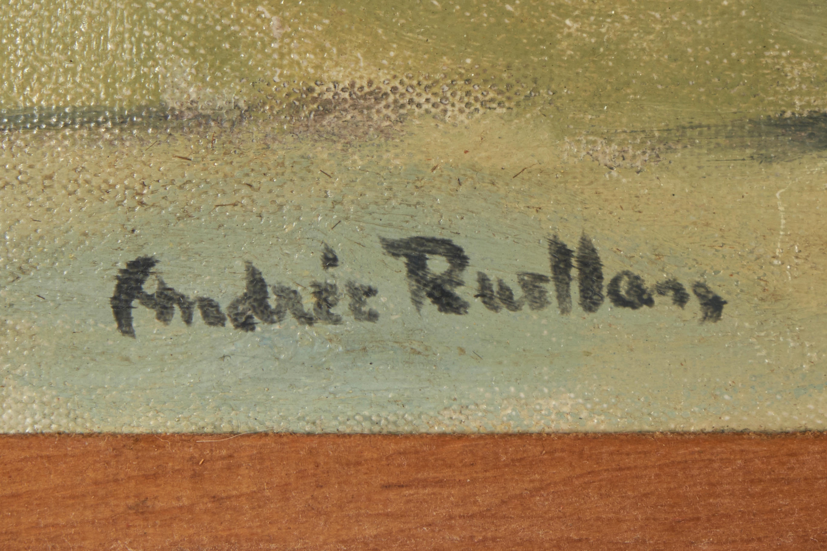 Artwork by Andrée Ruellan, Near Dalcour, Made of oil on canvas