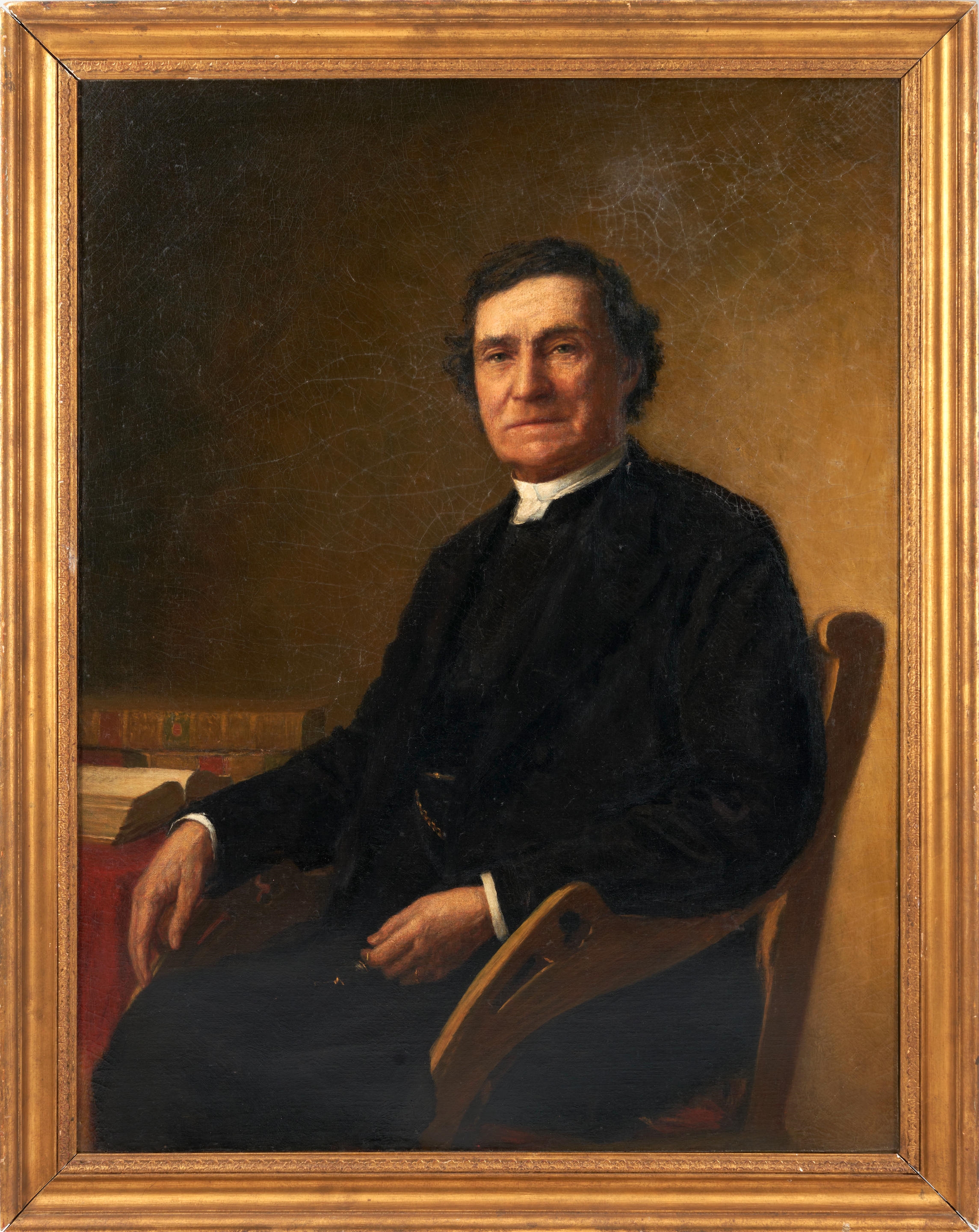 American School, 18th Century | Portrait of a Presbyterian Minister ...