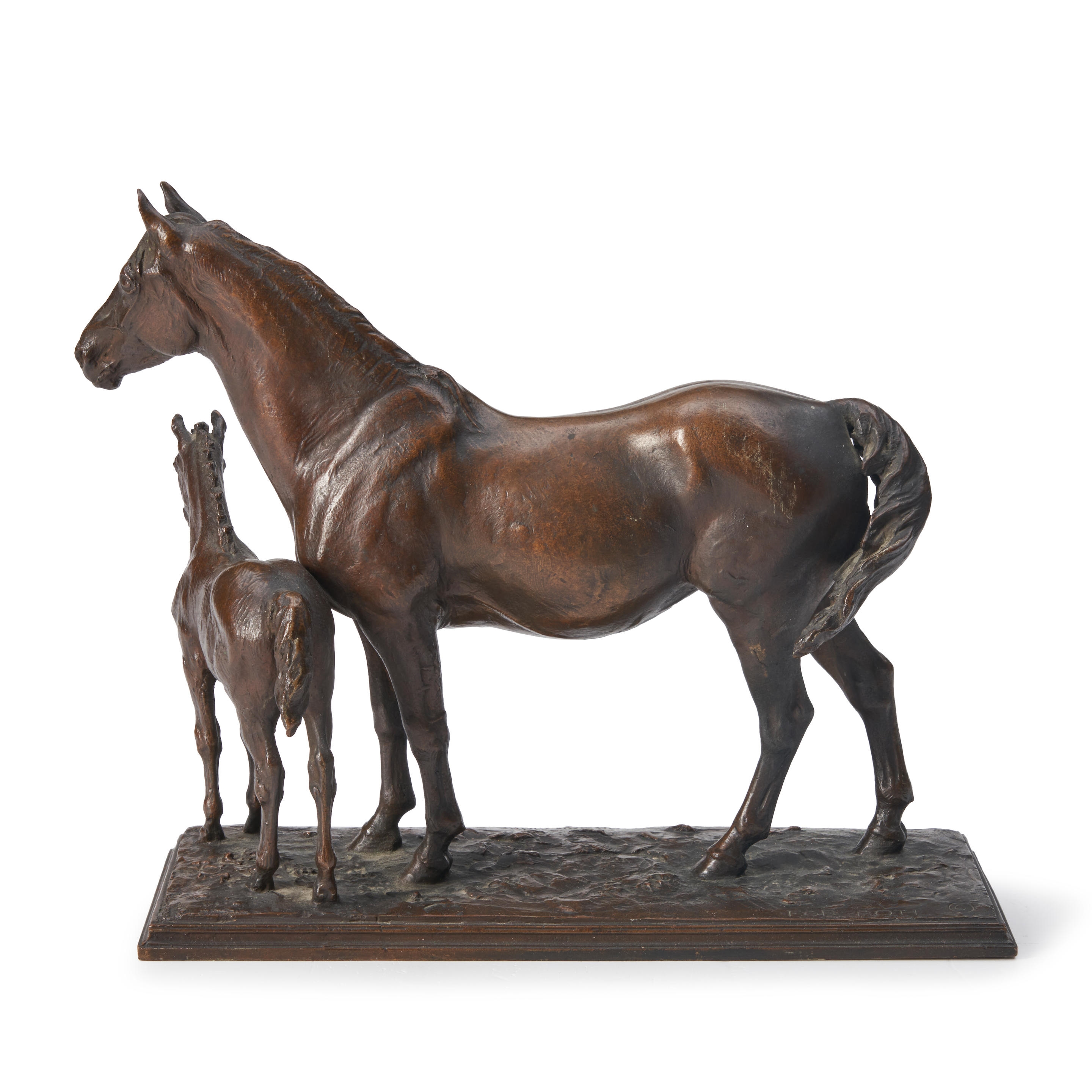 Frederick G. R. Roth | Morgan Mare and Foal (1916) | MutualArt