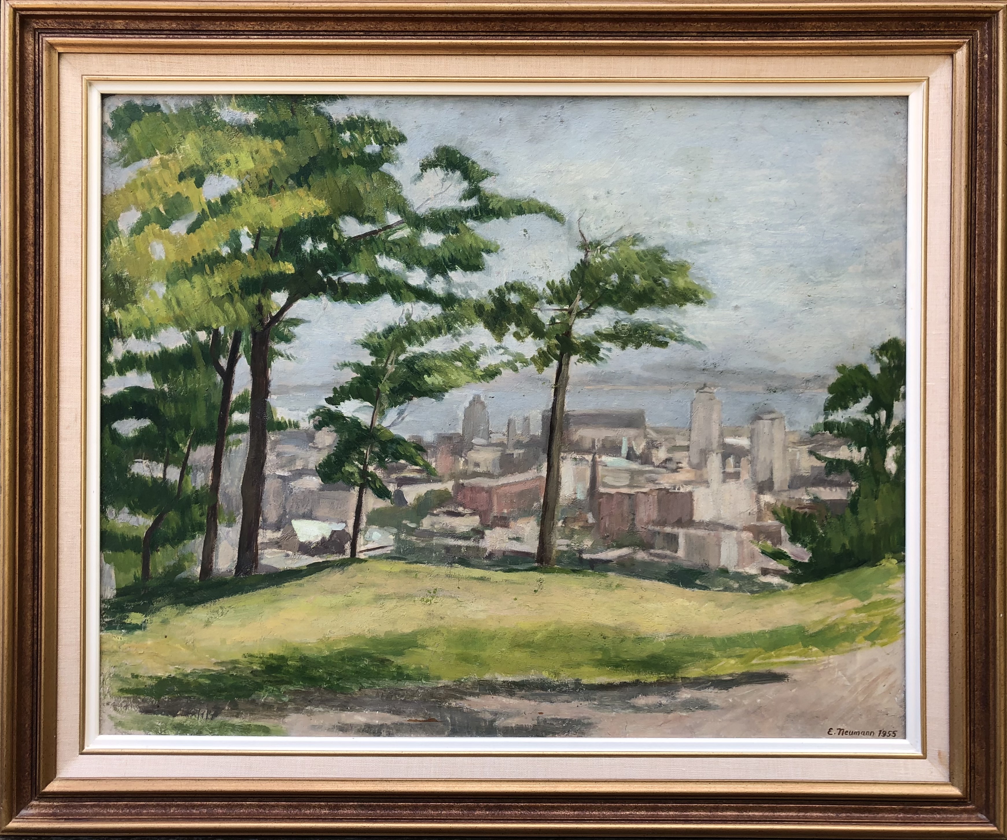 Ernst Neumann-Neander | Montreal From The Lookout (1955) | MutualArt
