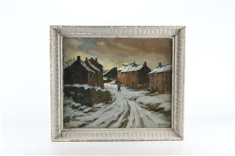 Paysage de neige - Nicolas Pitot