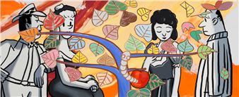 David Salle: A Well-Leafed Tree Remixed - Times Square Arts