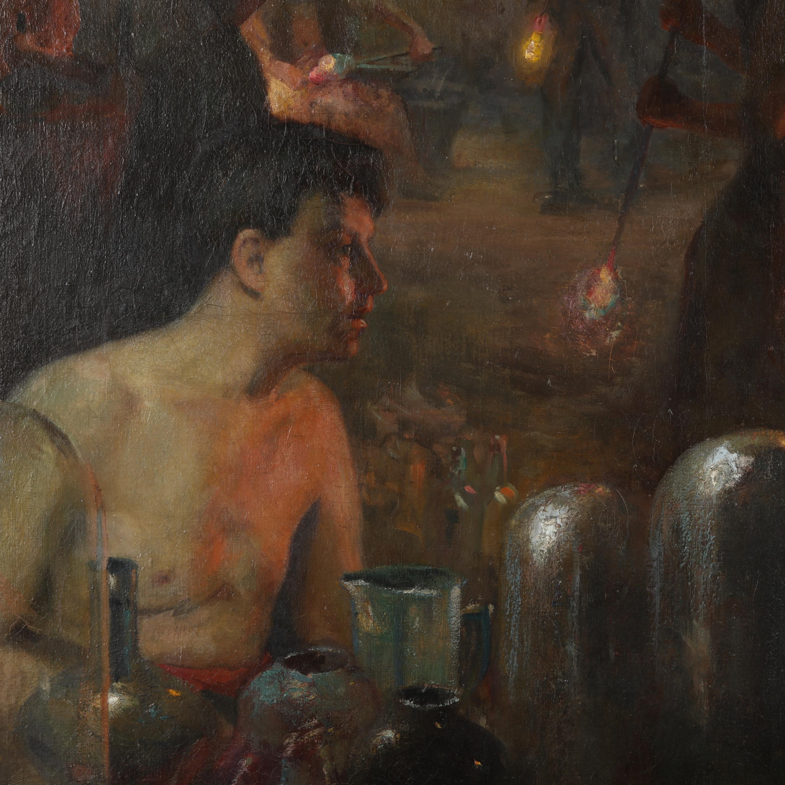 Thomas Raphael Congdon | Glass Blowers | MutualArt