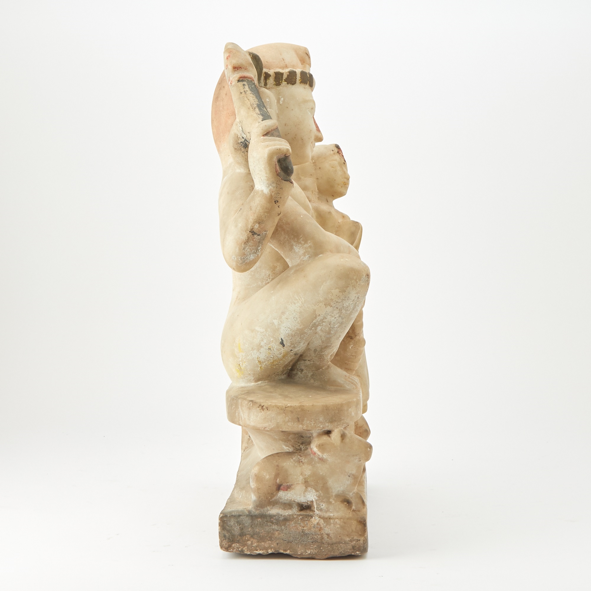 Artwork by Indian School, 18th Century, Indian Alabaster Figure of Vishnu18th century or earlier