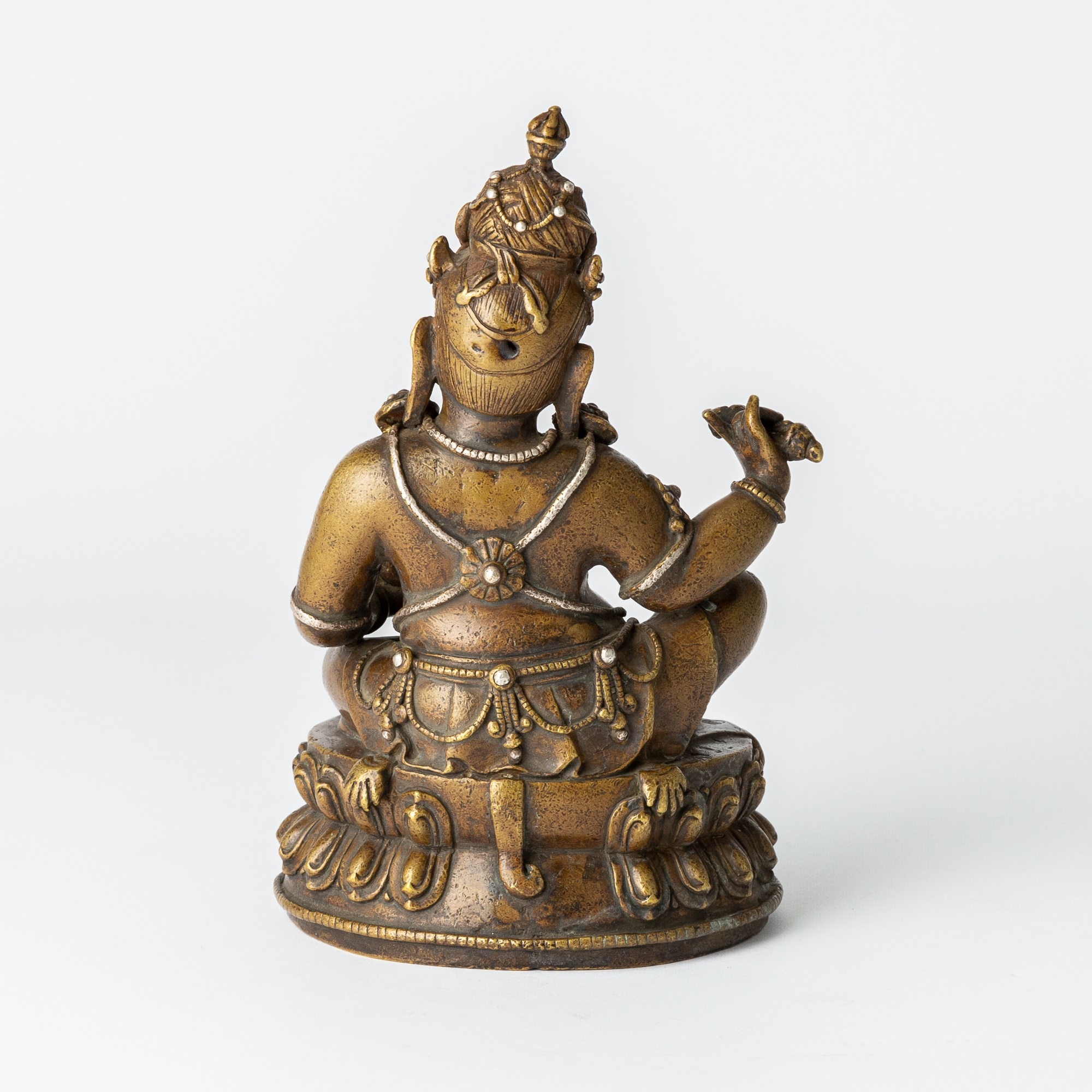 Artwork by Nepalese School, A Nepalese Bronze Figure of Kubera, Made of bronze