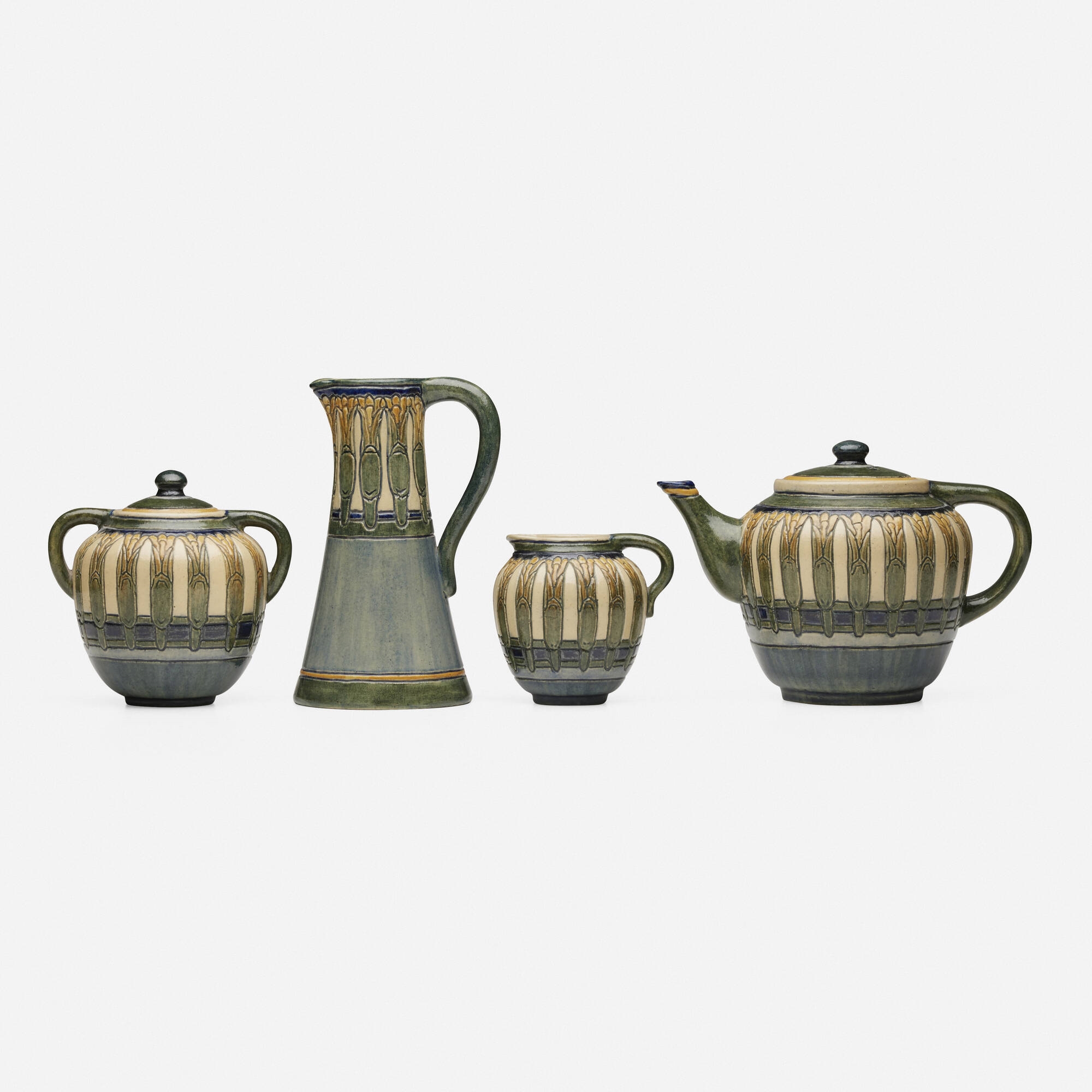 Henrietta Davidson Bailey | Rare and Early tea set with wheat motif ...