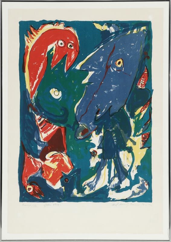 Carl-Henning Pedersen | Three compositions (1982) | MutualArt