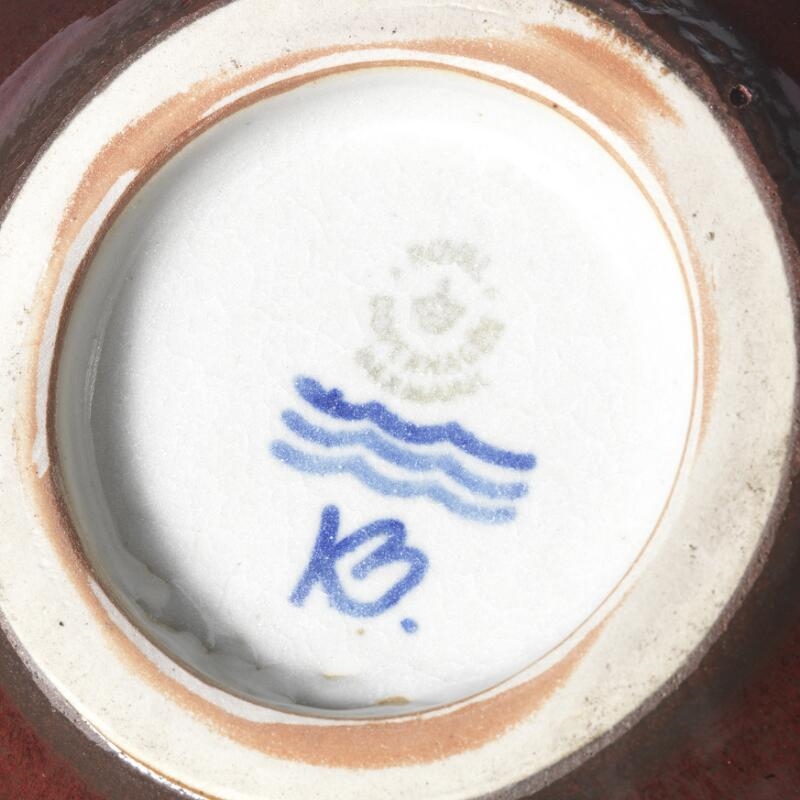 Artwork by Kresten Bloch, Knud Andersen, lid jar, Made of Gilt bronze