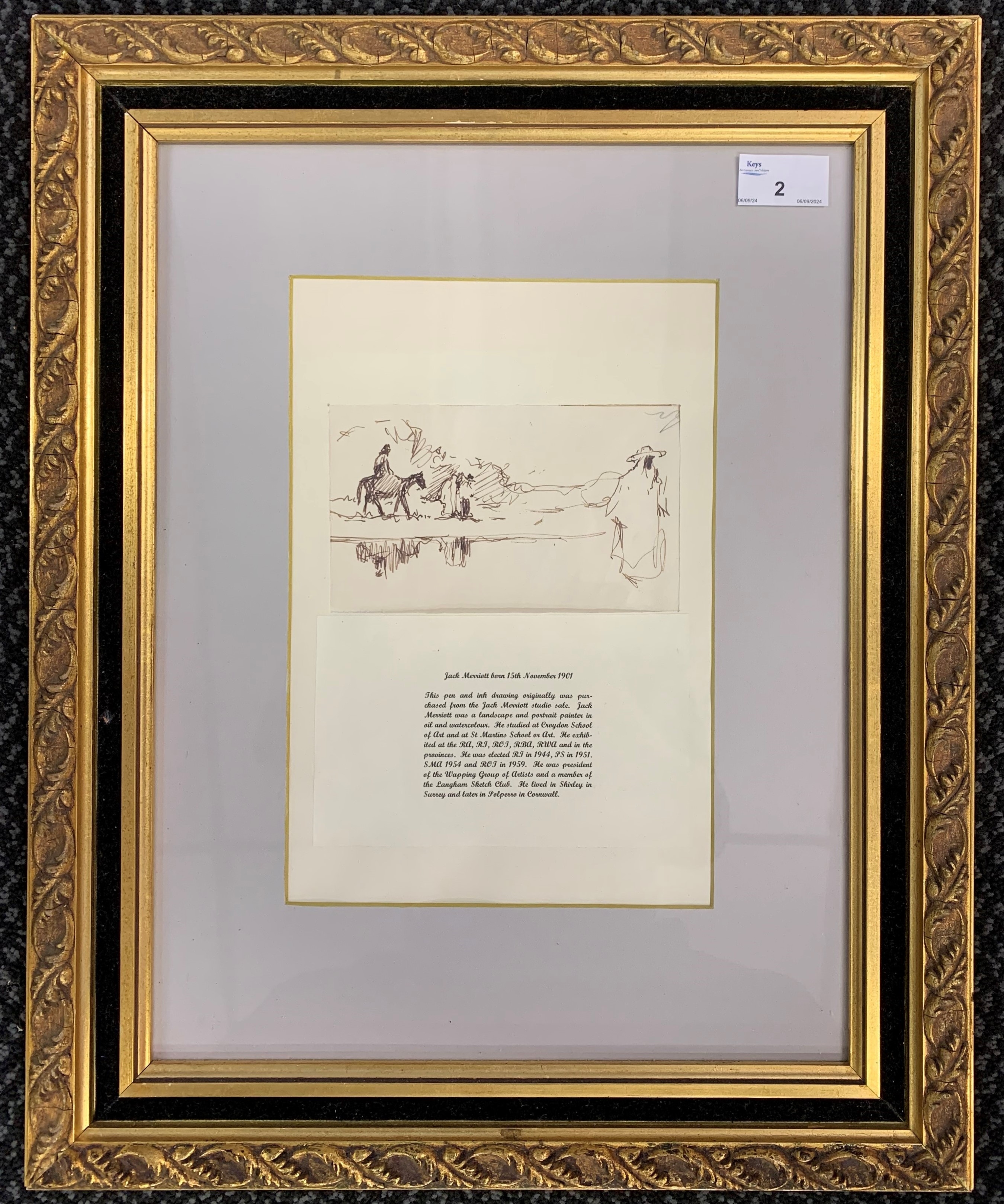Jack Merriott | This pen and ink drawing originally was purchased from ...