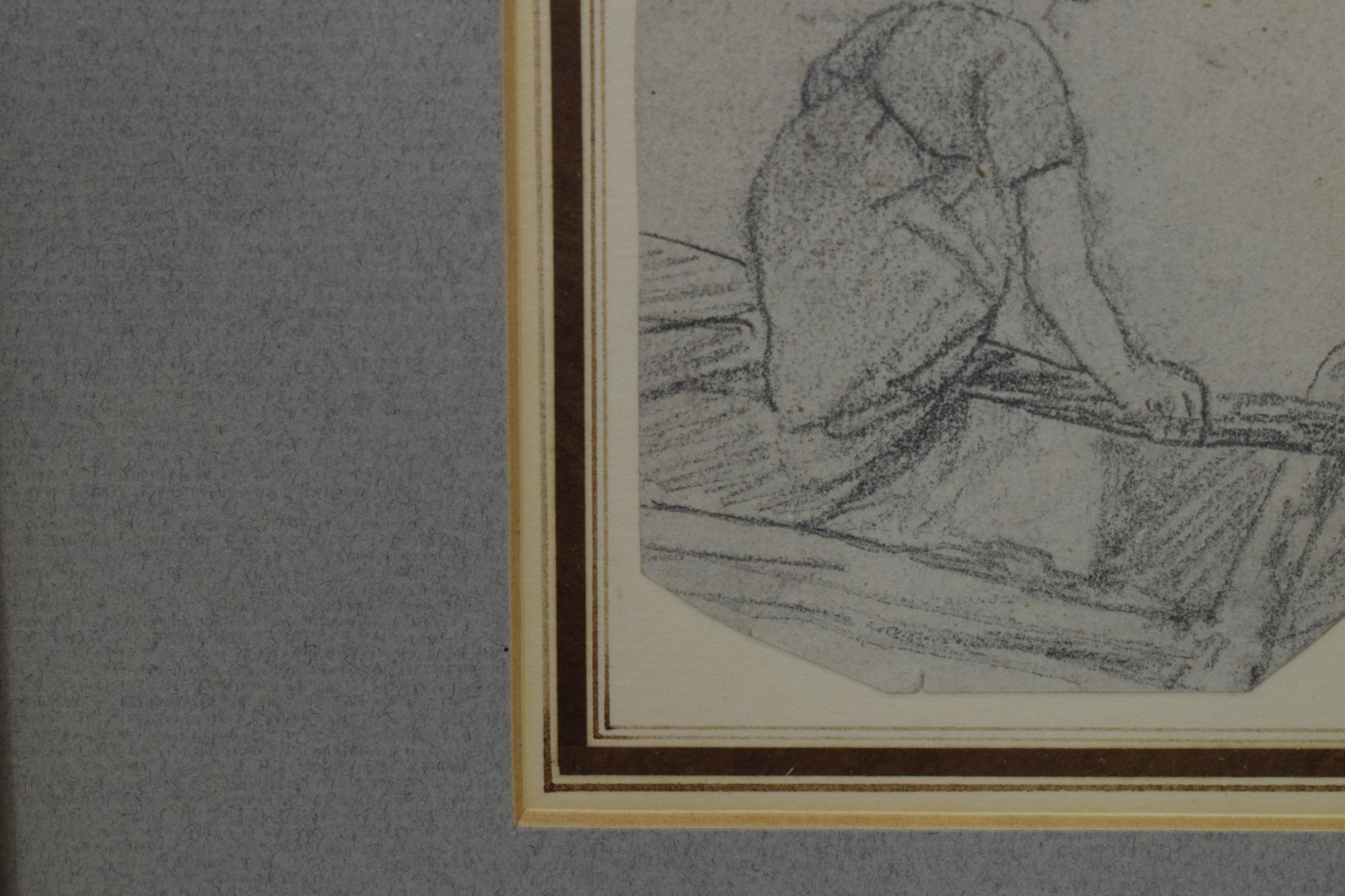 George Frost | Study of a child seated on a gate | MutualArt