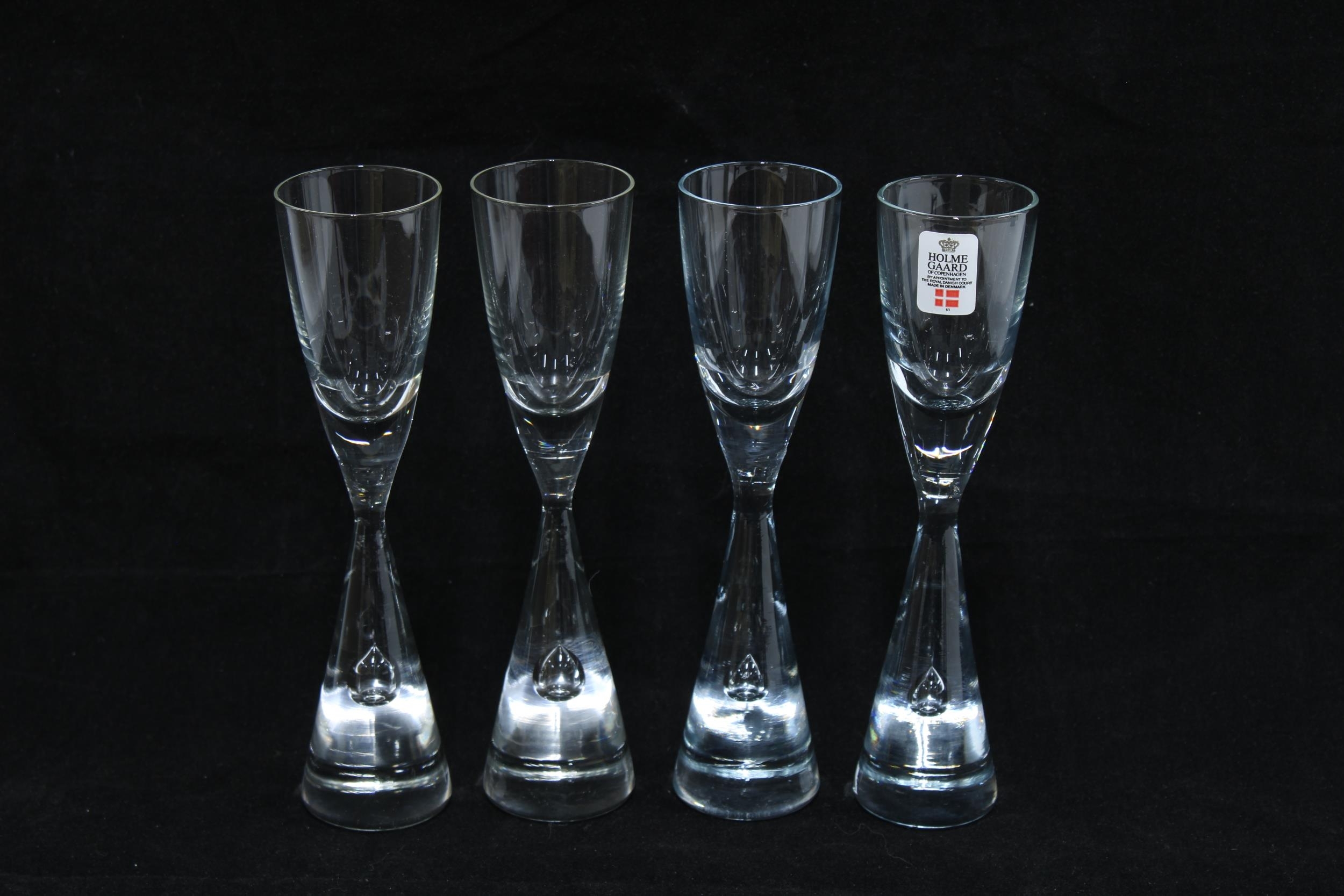 Artwork by Bent Severin, Bent Severin for Holmegaard, Made of blue glass