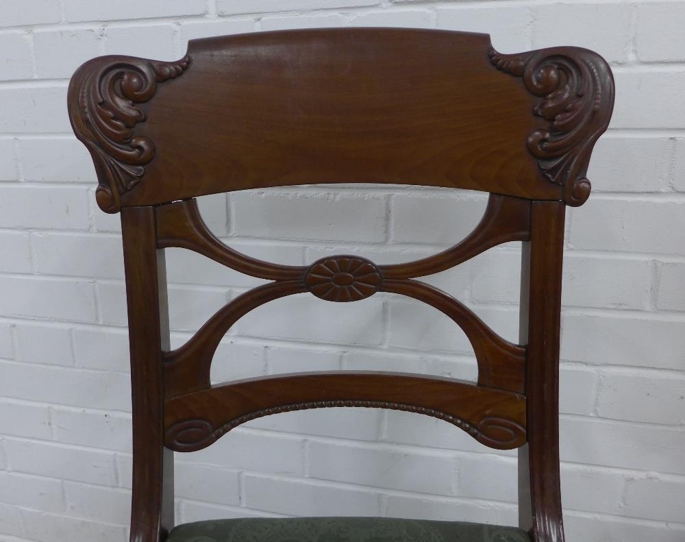 Artwork by George Jacob, A pair of 19th century French mahogany side chairs in the st, Made of mahogany