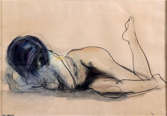 Liggend naakt - Bob Ten Hoope