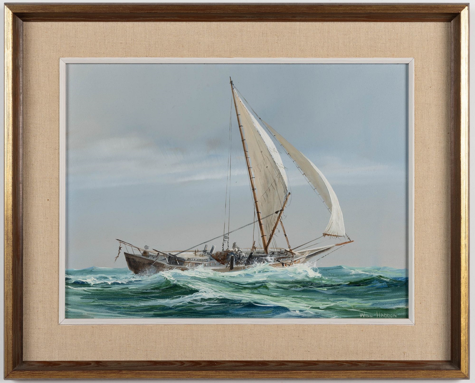 Artwork by Will Haddon, NAUTICAL PAINTING, Made of PAINTING, acrylic on masonite