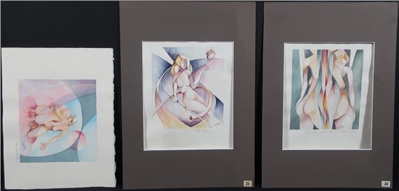 CAMACHO Ruben (1953) - Las puntas de un lungo viage ; Les amantes ; La caza - Ruben Camacho