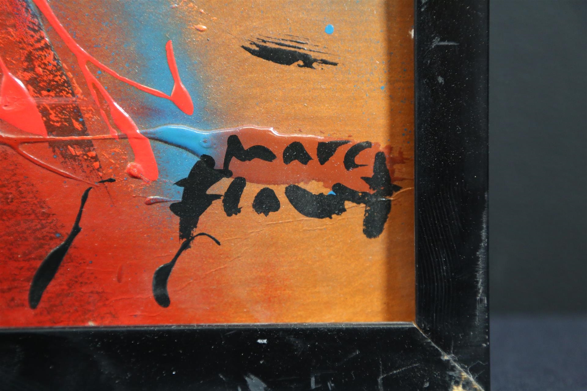 Artwork by Marc Flament, Composition, Made of Acrylic on cardboard