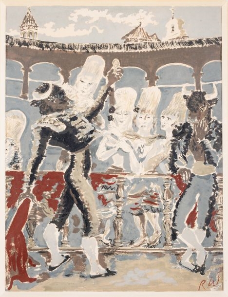 Artwork by Roger Wild, Ball Ink and gouache, Made of ink and gouache